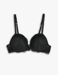 Push-up-bh - Met kant - zwart