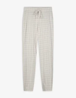 Pyjamabroek - Motief all-over - wit