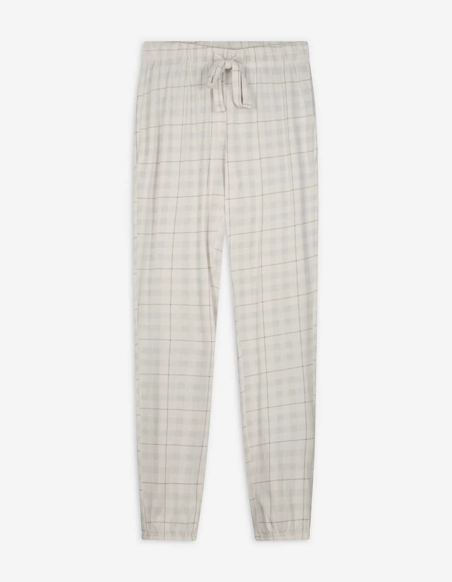 Pyjamabroek - Motief all-over - wit