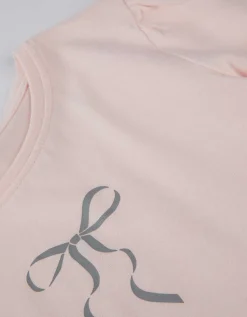 Pyjamaset bestaande uit shirt met lange mouwen en broek - Print - brons