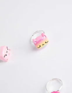 Ring - Set van 4 - zilver