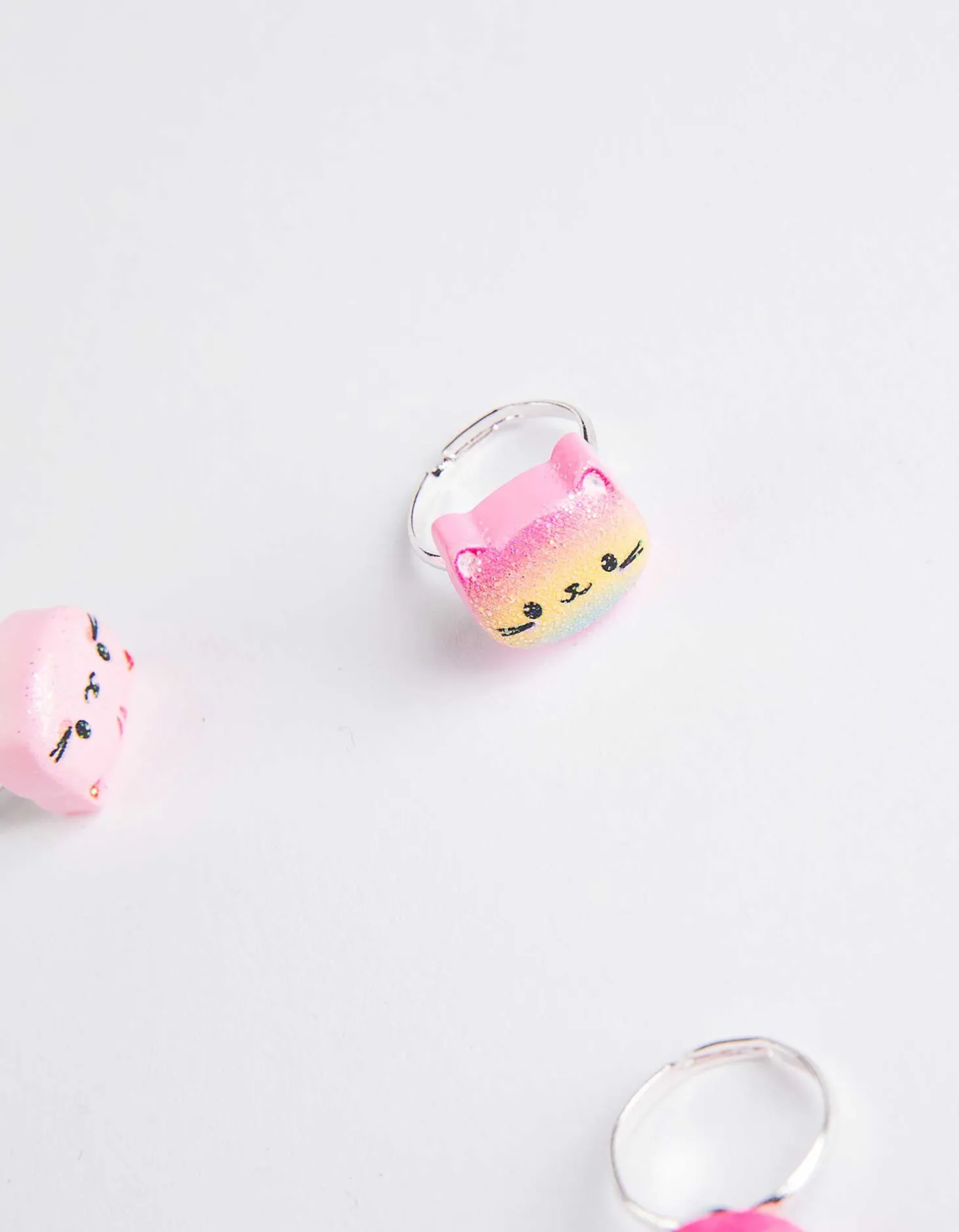 Ring - Set van 4 - zilver