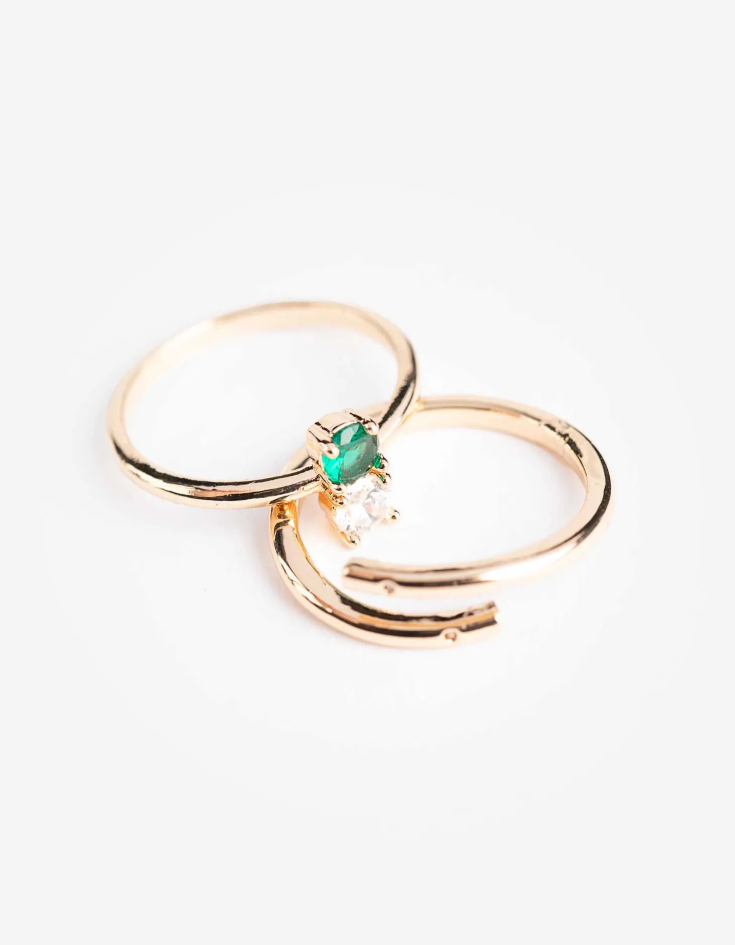 Ring - Zirkonia - goud