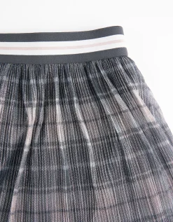 Rok - Lurex - grijs