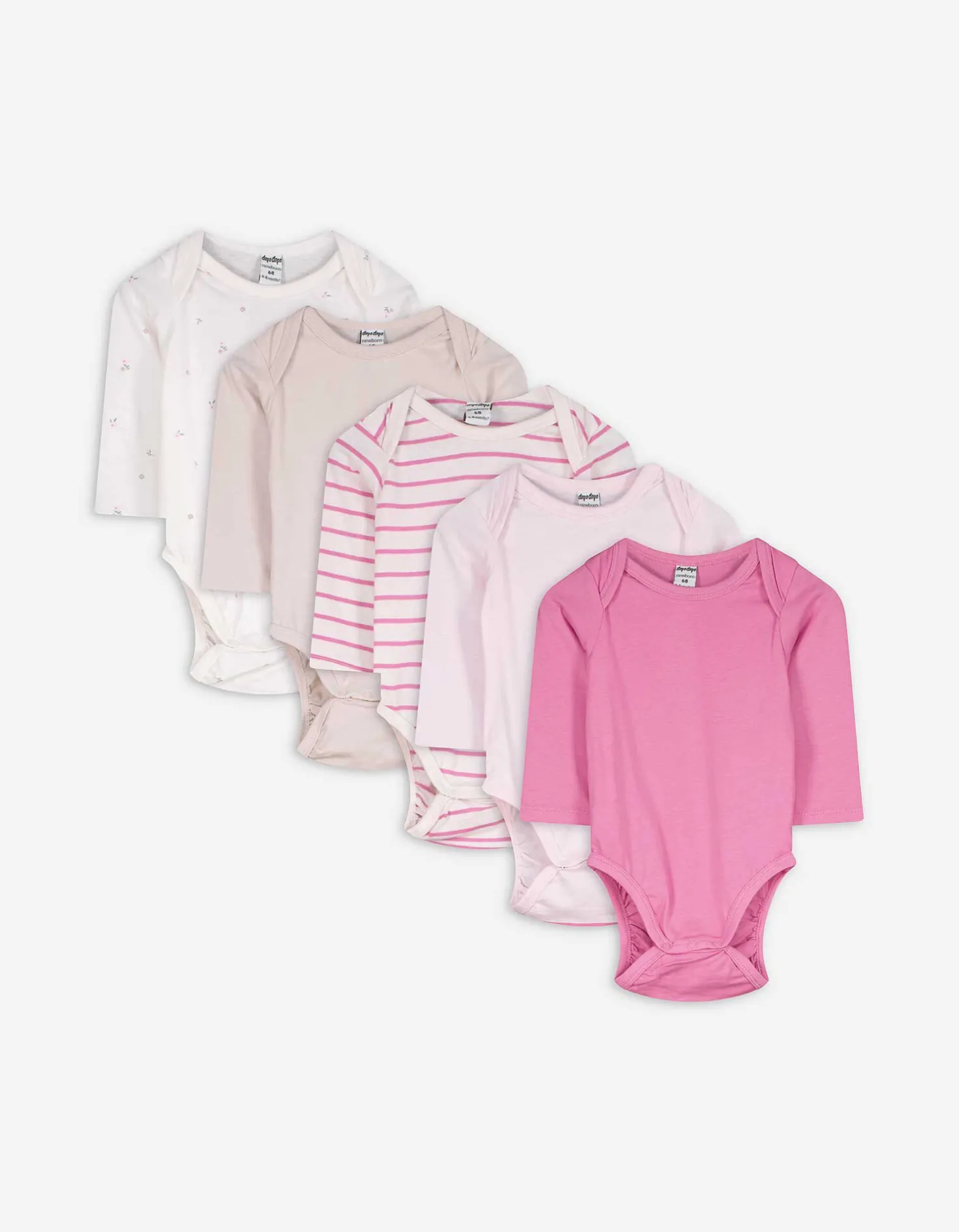 Romper lange mouw - Set van 5