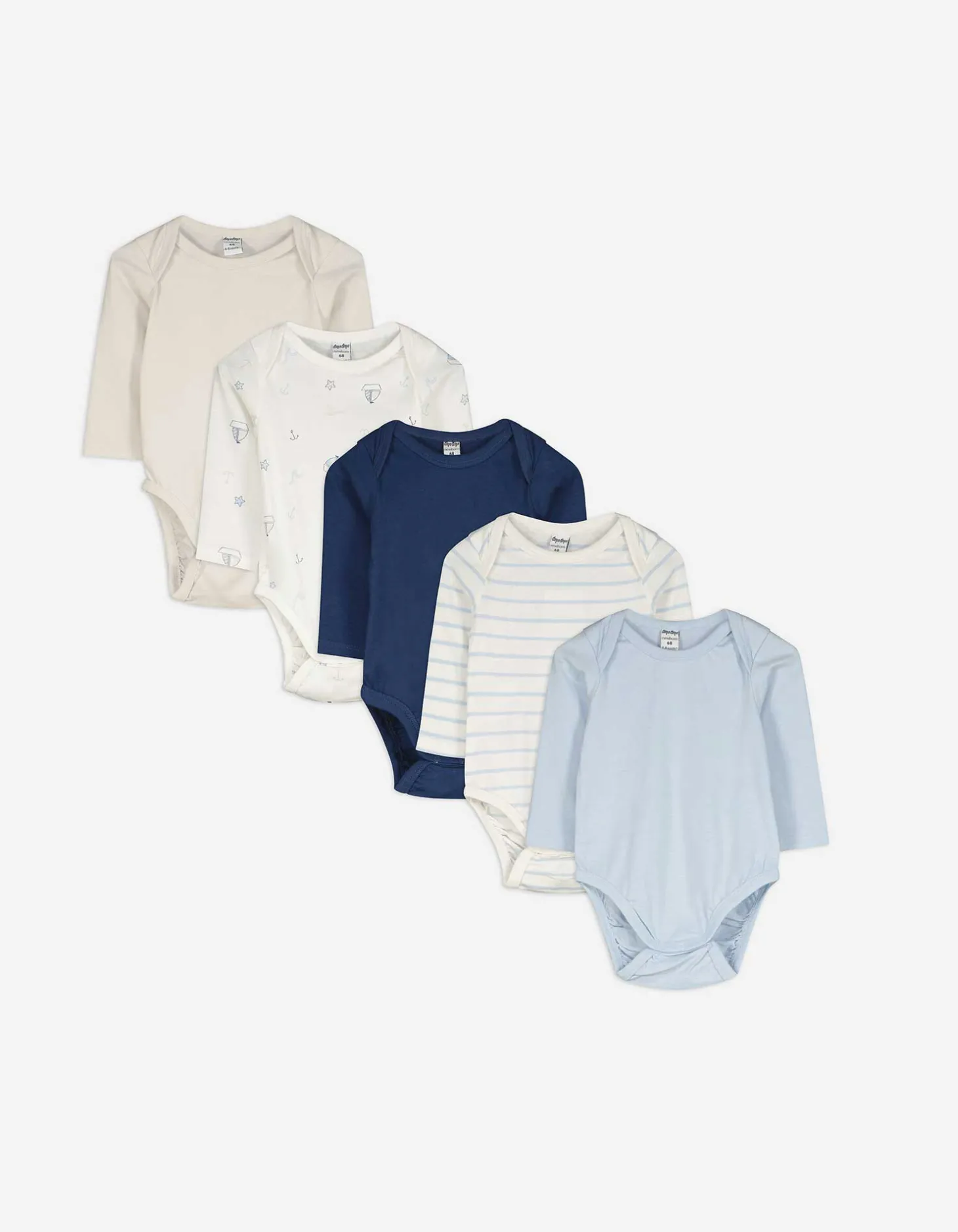 Romper lange mouw - Set van 5