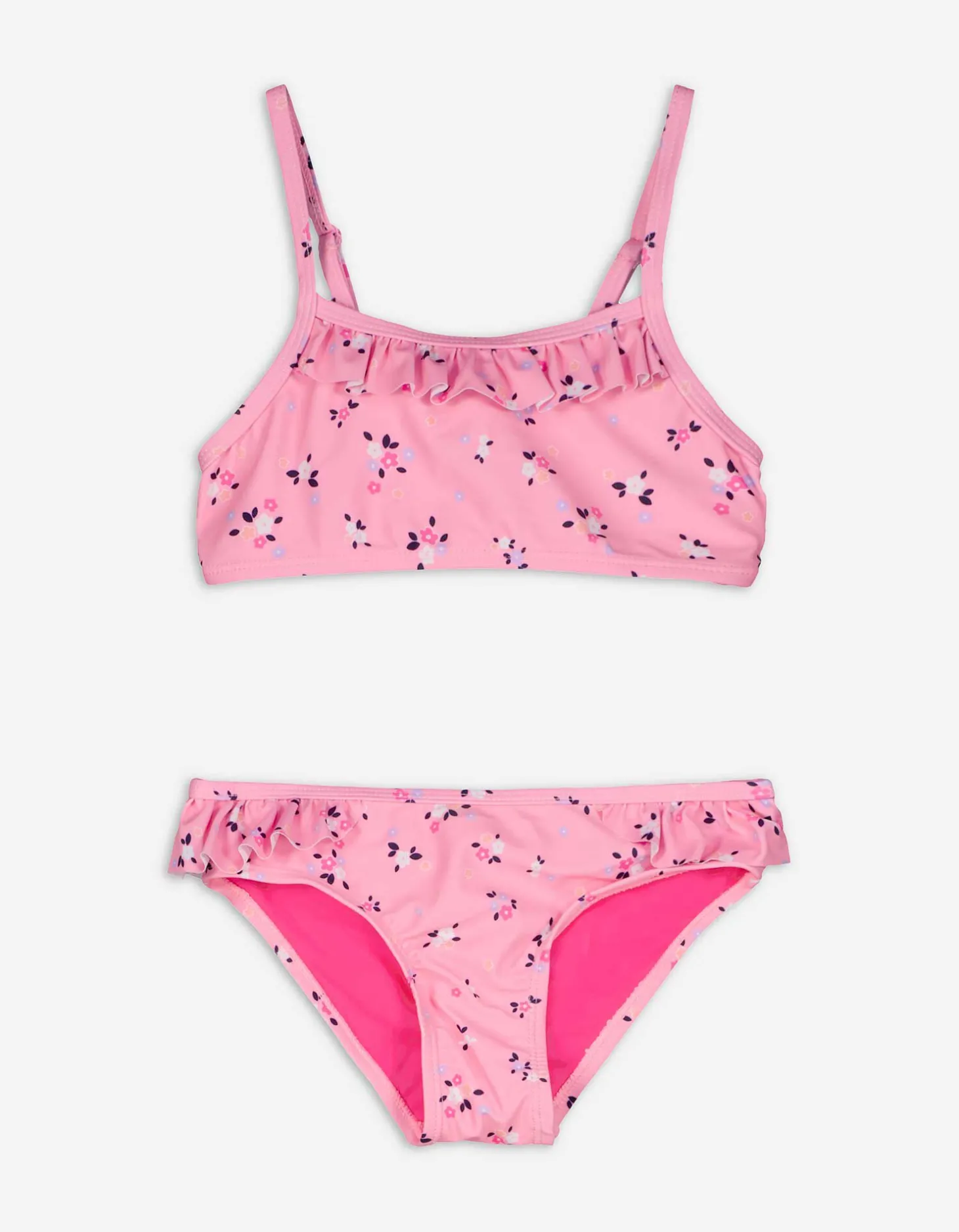 Set van bikinitop en bikinibroekje - Print all-over - pink