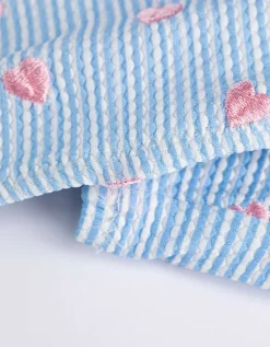 Set van bikinitop en bikinibroekje - Borduursels - wit