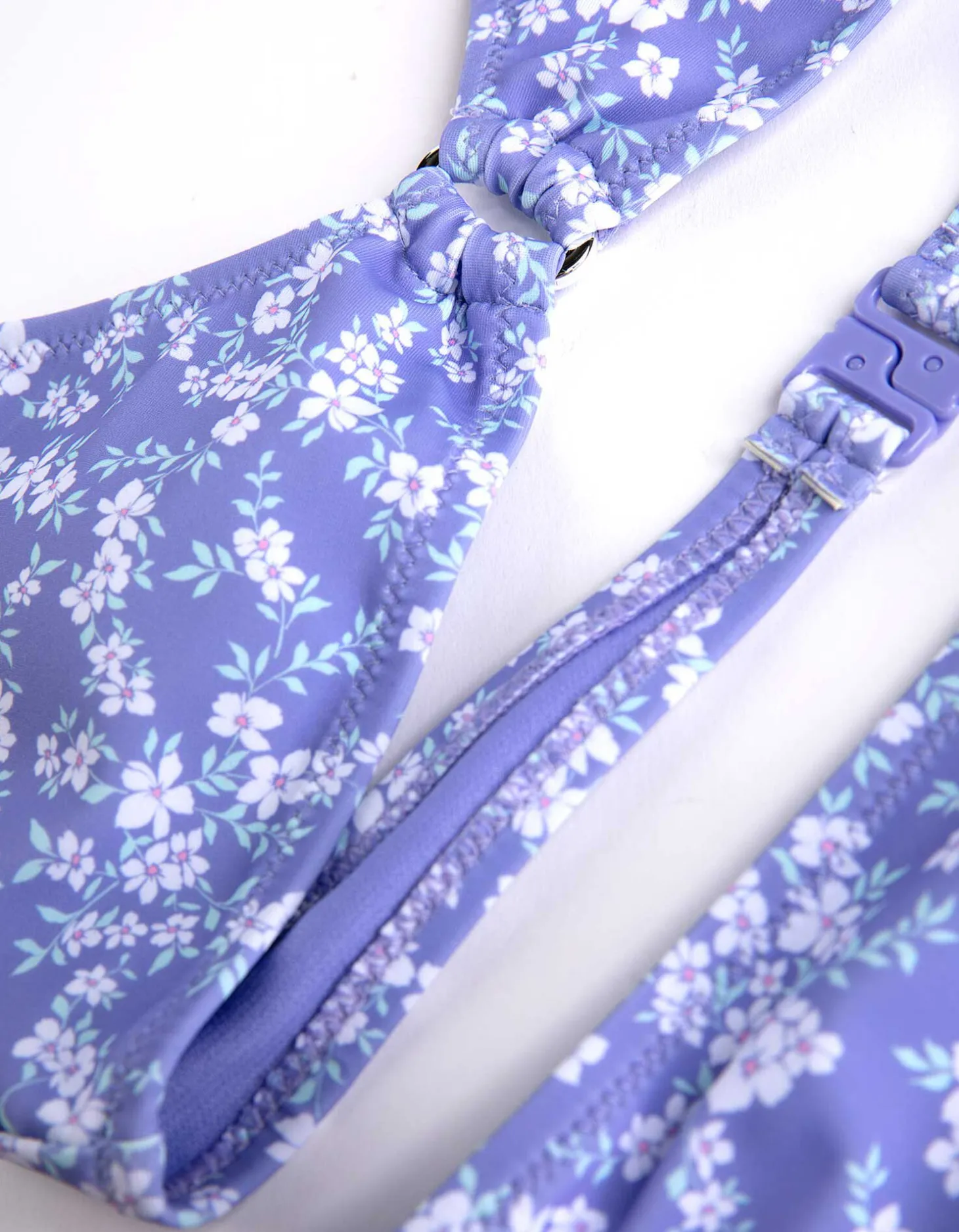Set van bikinitop en bikinibroekje - Print all-over - lila