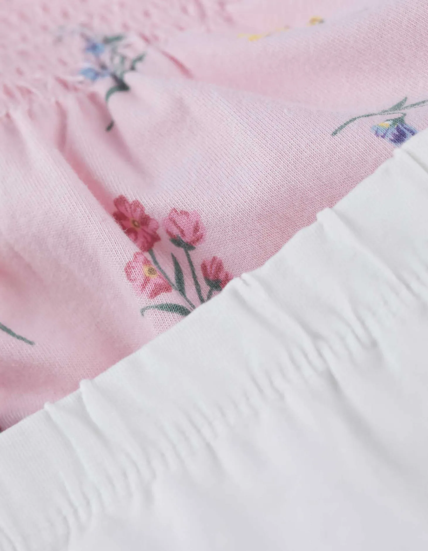 Set van jurk en legging - Met kant - roze