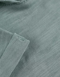 Set van shirt en broek - Effen - turkoois
