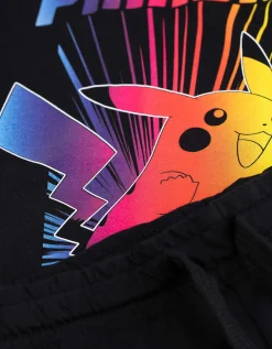Set van shirt en shorts - Pikachu - zwart