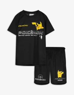 Set van shirt en shorts - Pokémon - zwart