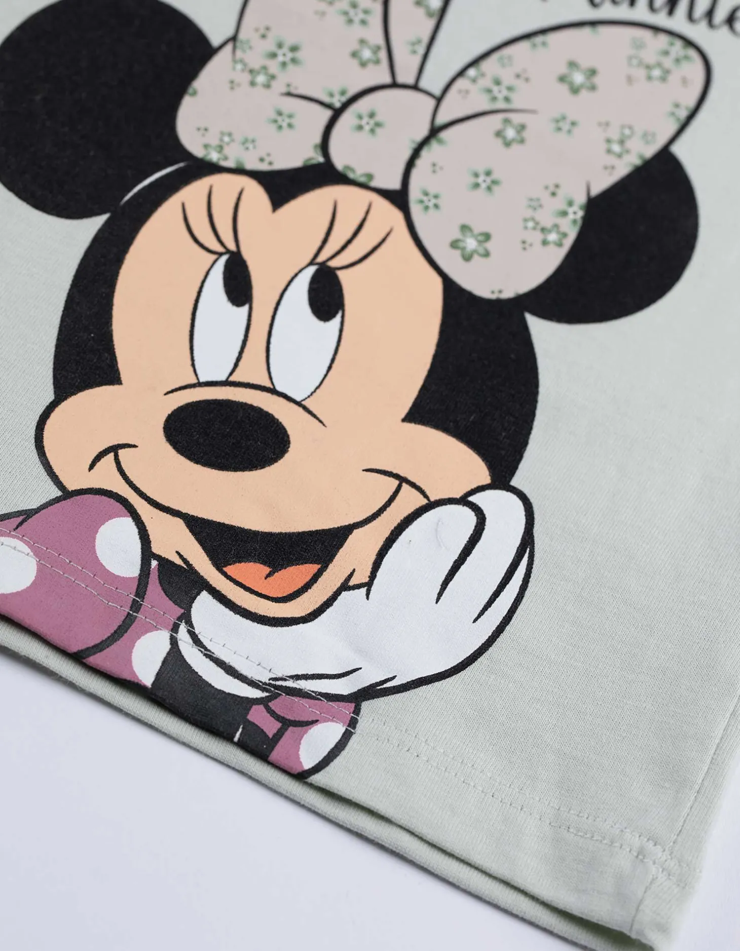 Set van sweater, broek en haarband - Minnie Mouse - lichtgroen