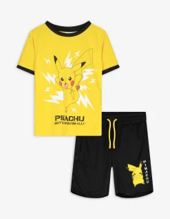Set van t-shirt en broek - Pokémon - geel