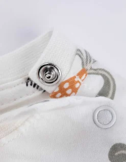 Set van T-shirt en broek - Print all-over - wit