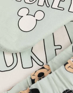 Set van T-shirt en broek - Mickey Mouse - wit