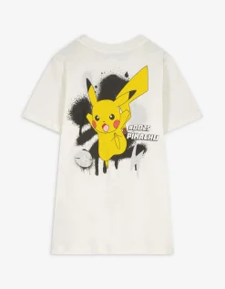 Set van T-shirt en shorts - Pok&eacute;mon - wit