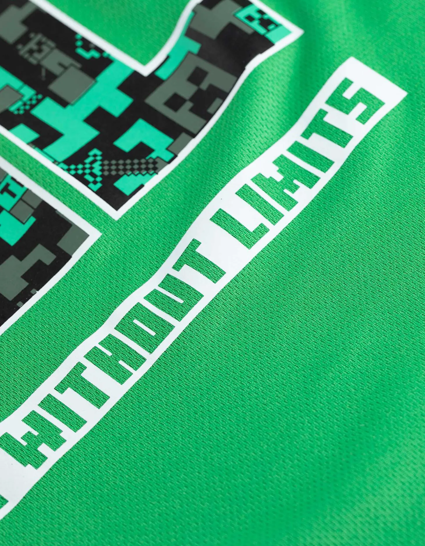 Set van T-shirt en shorts - Minecraft - groen