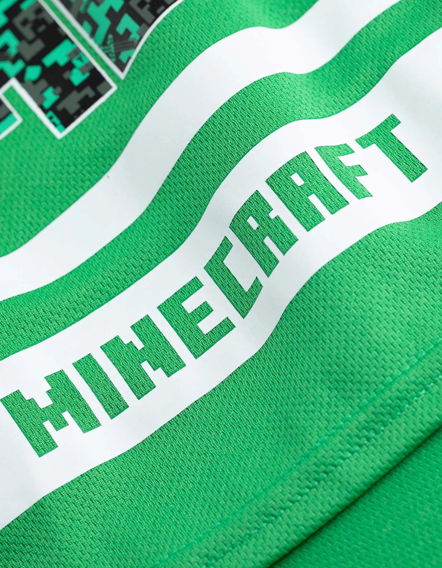 Set van T-shirt en shorts - Minecraft - groen