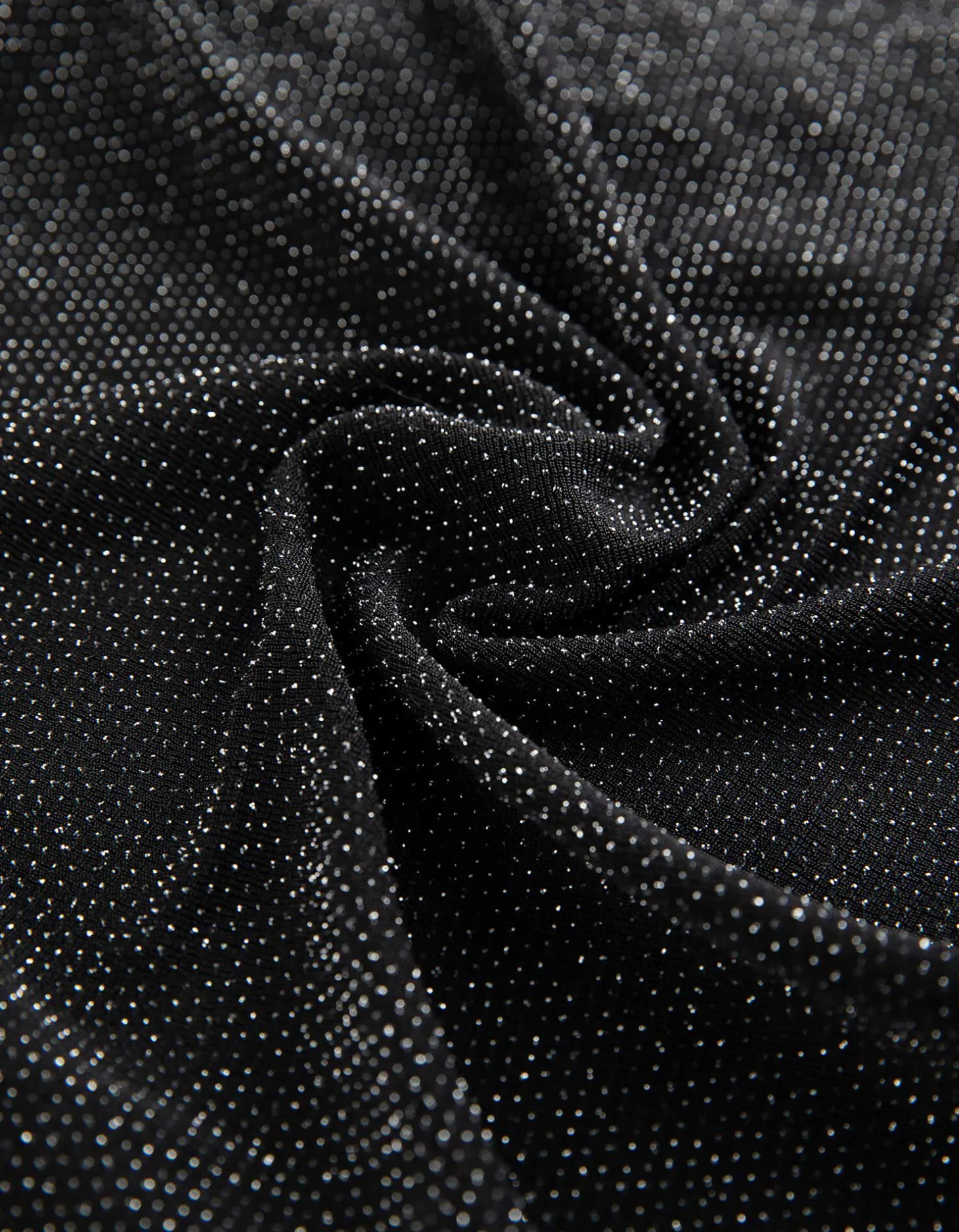 Shirt - Elastische randen - zwart