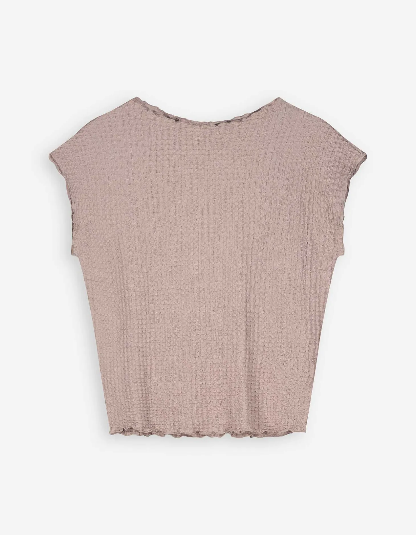 Shirt - Hals - beige