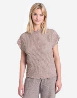 Shirt - Hals - beige