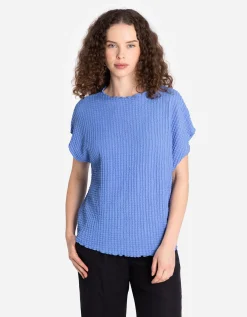 Shirt - Hals - blauw