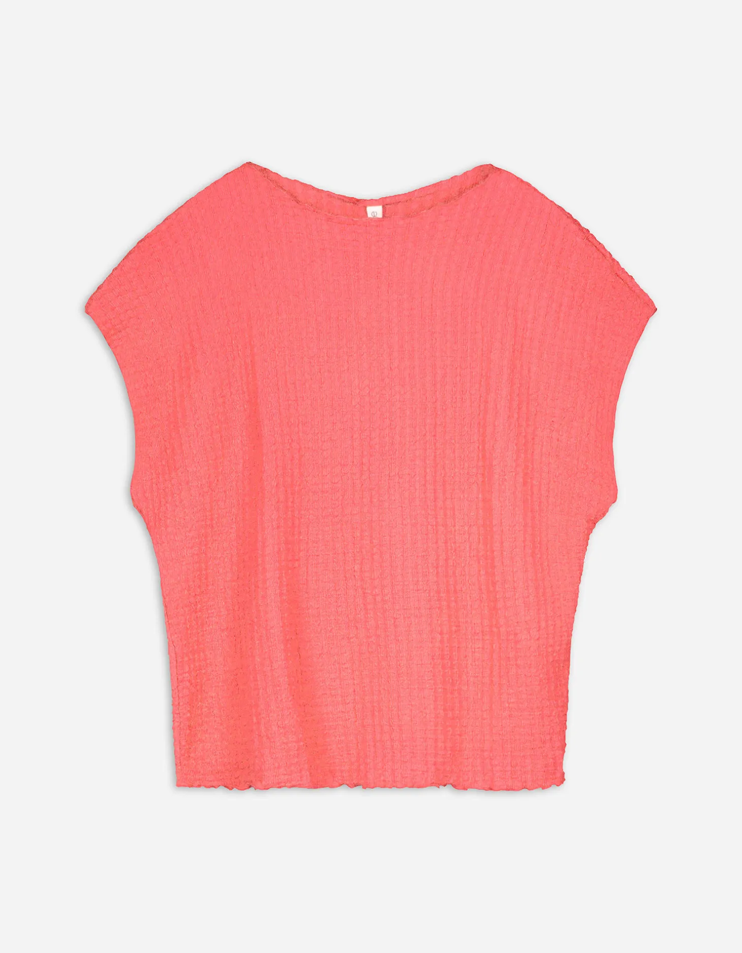 Shirt - Hals - lichtrood