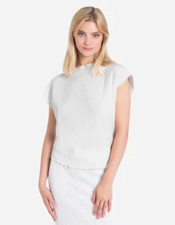Shirt - Hals - wit