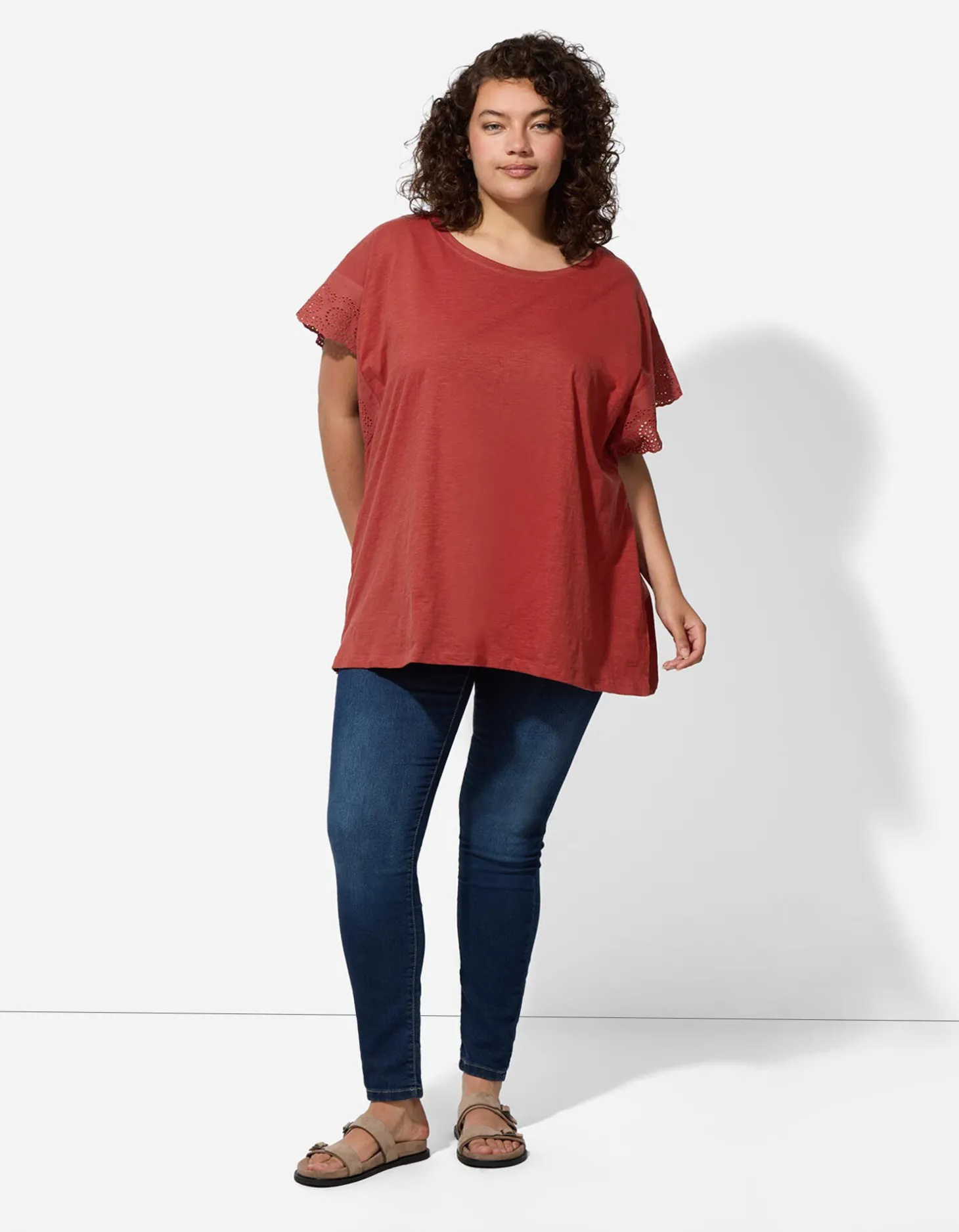 Shirt - Katoen - donkerrood