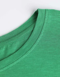 Shirt - Mouwen met volants - groen