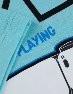 Shirt - PlayStation - lichtblauw