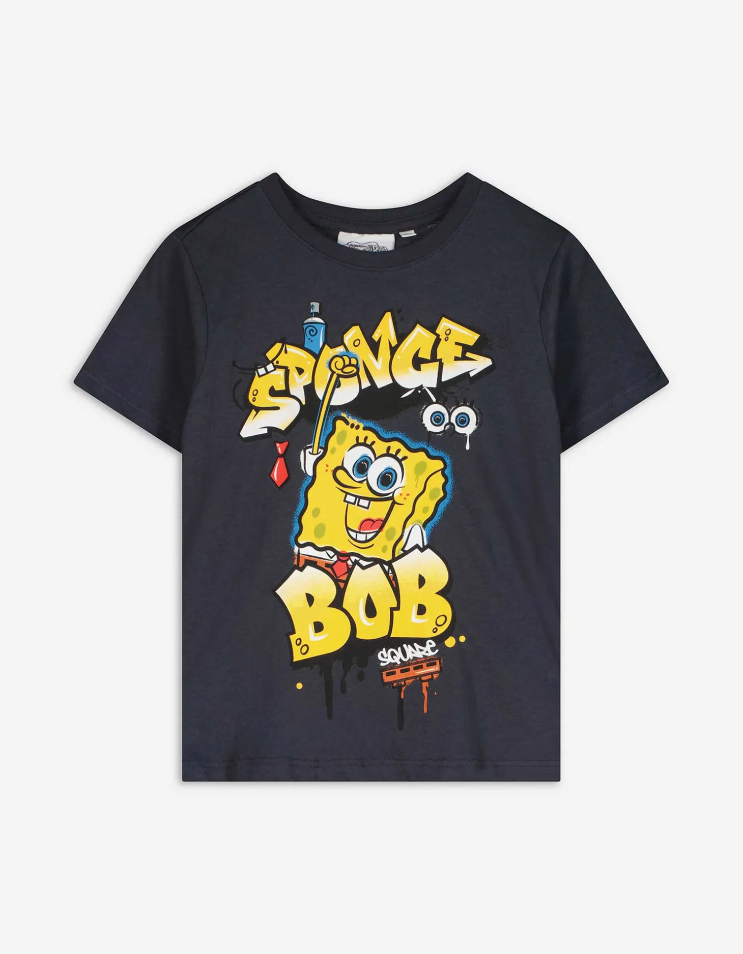Shirt - SpongeBob SquarePants - donkergrijs