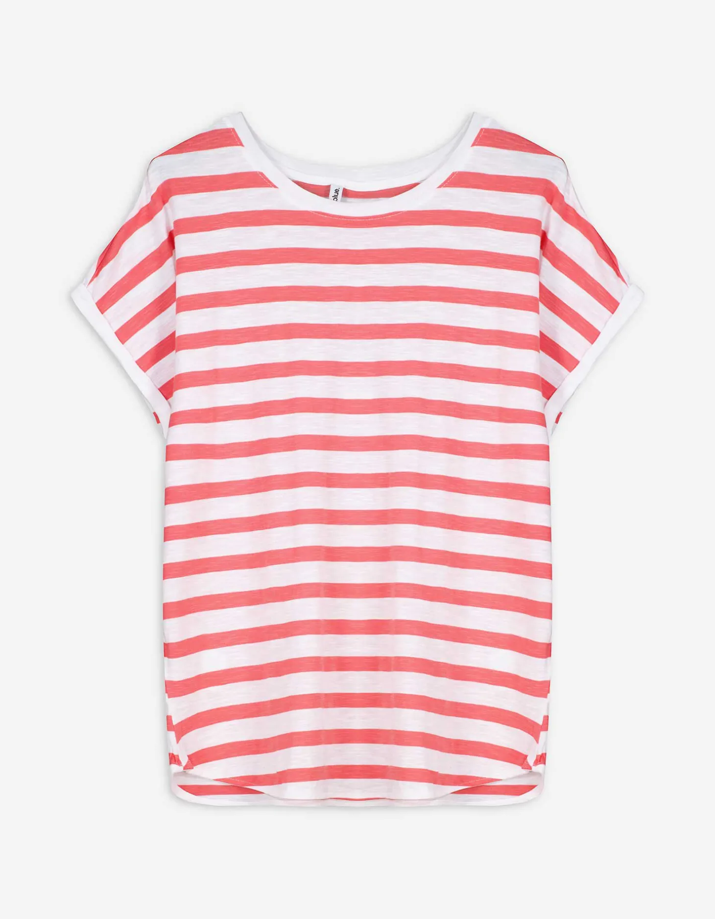 Shirt - Strepen - lichtrood