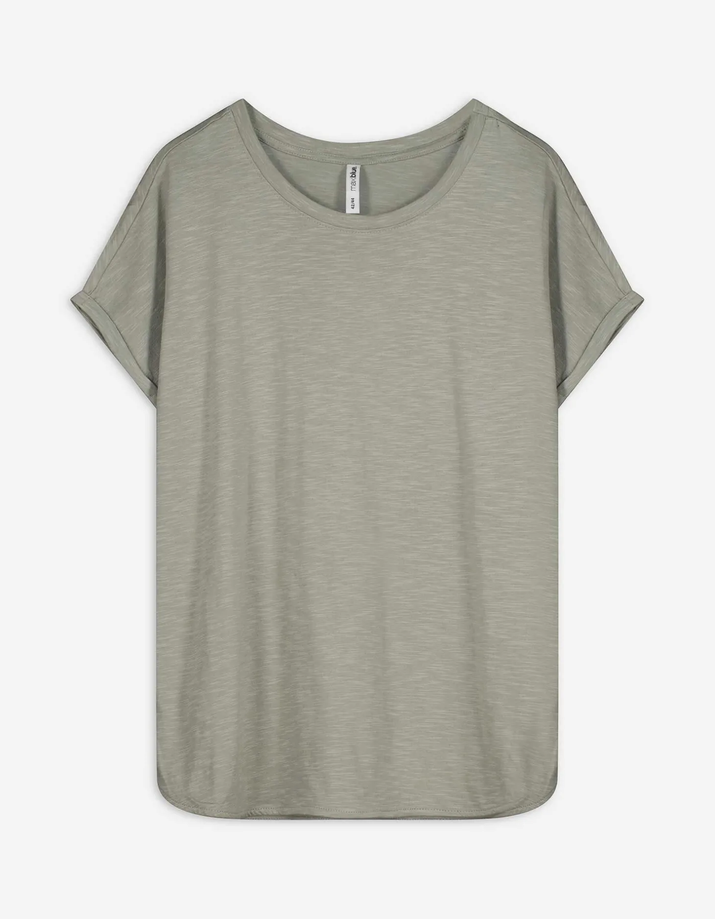 Shirt - Zijsplit - lichtgroen