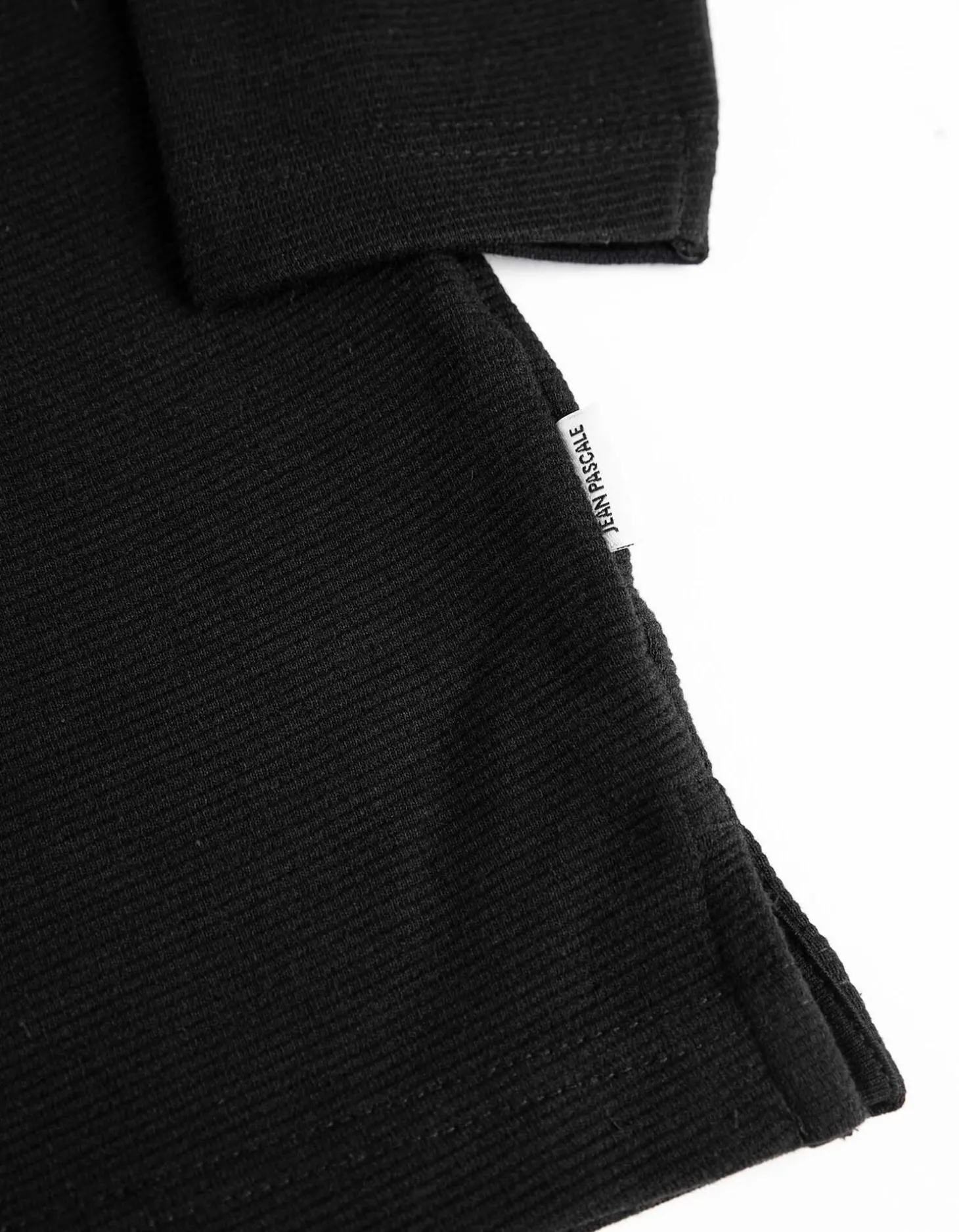 Shirt met lange mouwen - Ritssluiting - zwart