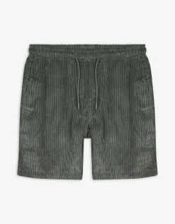 Short - Corduroy - donkergroen