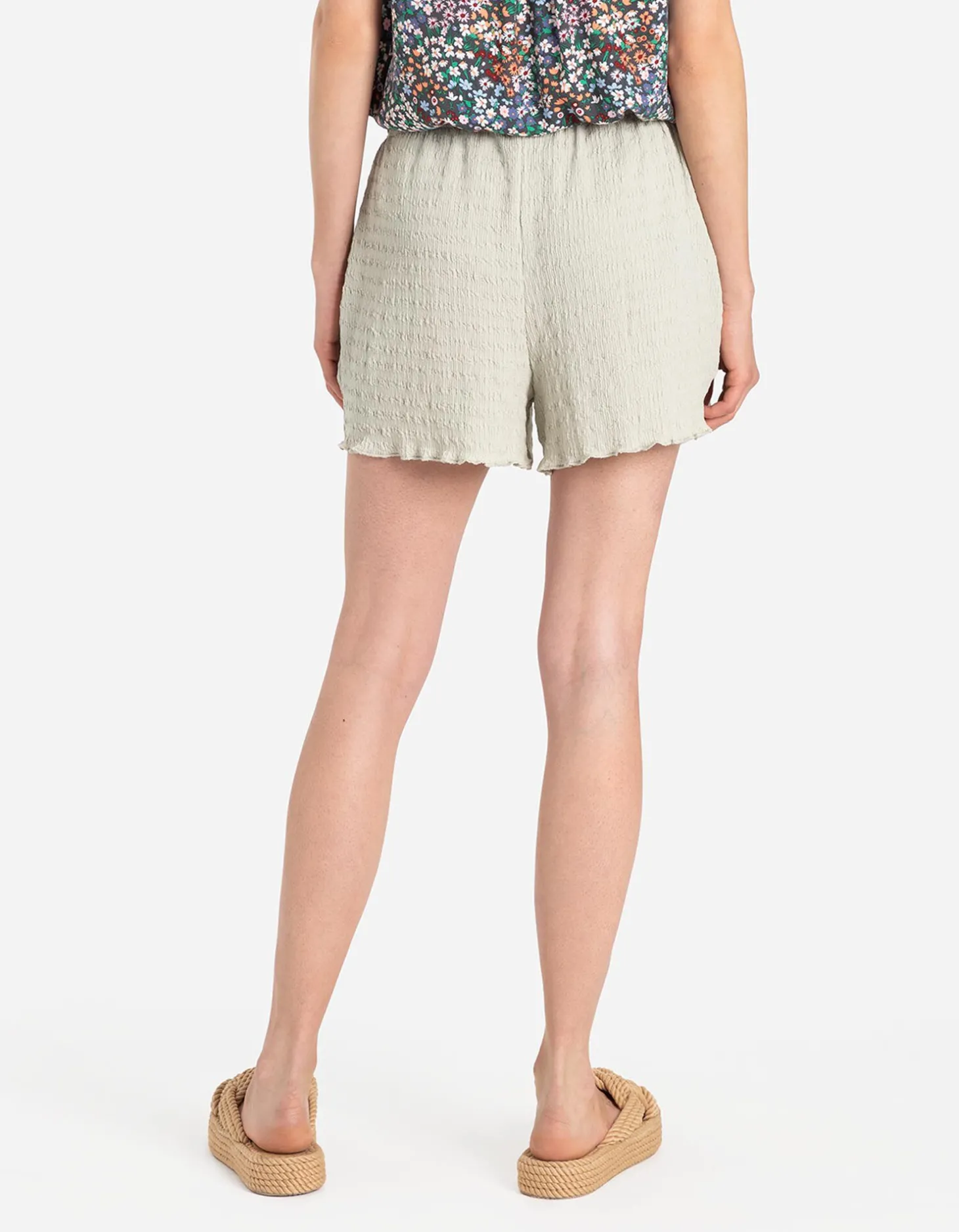 Short - Geschulpte zoom - beige