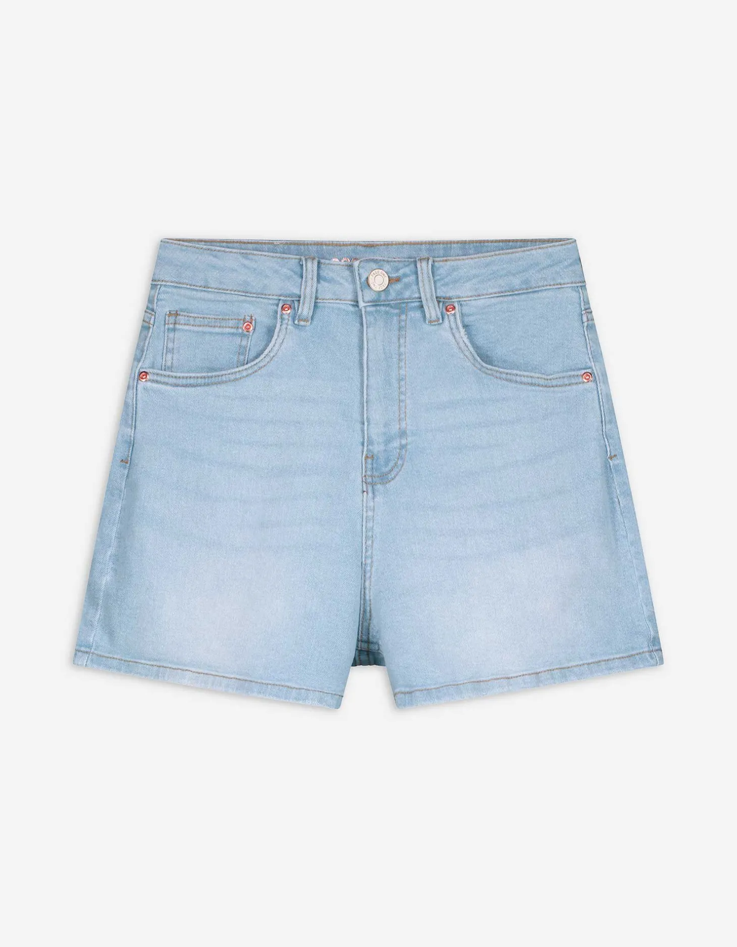 Short - Hoge taille - lichtblauw