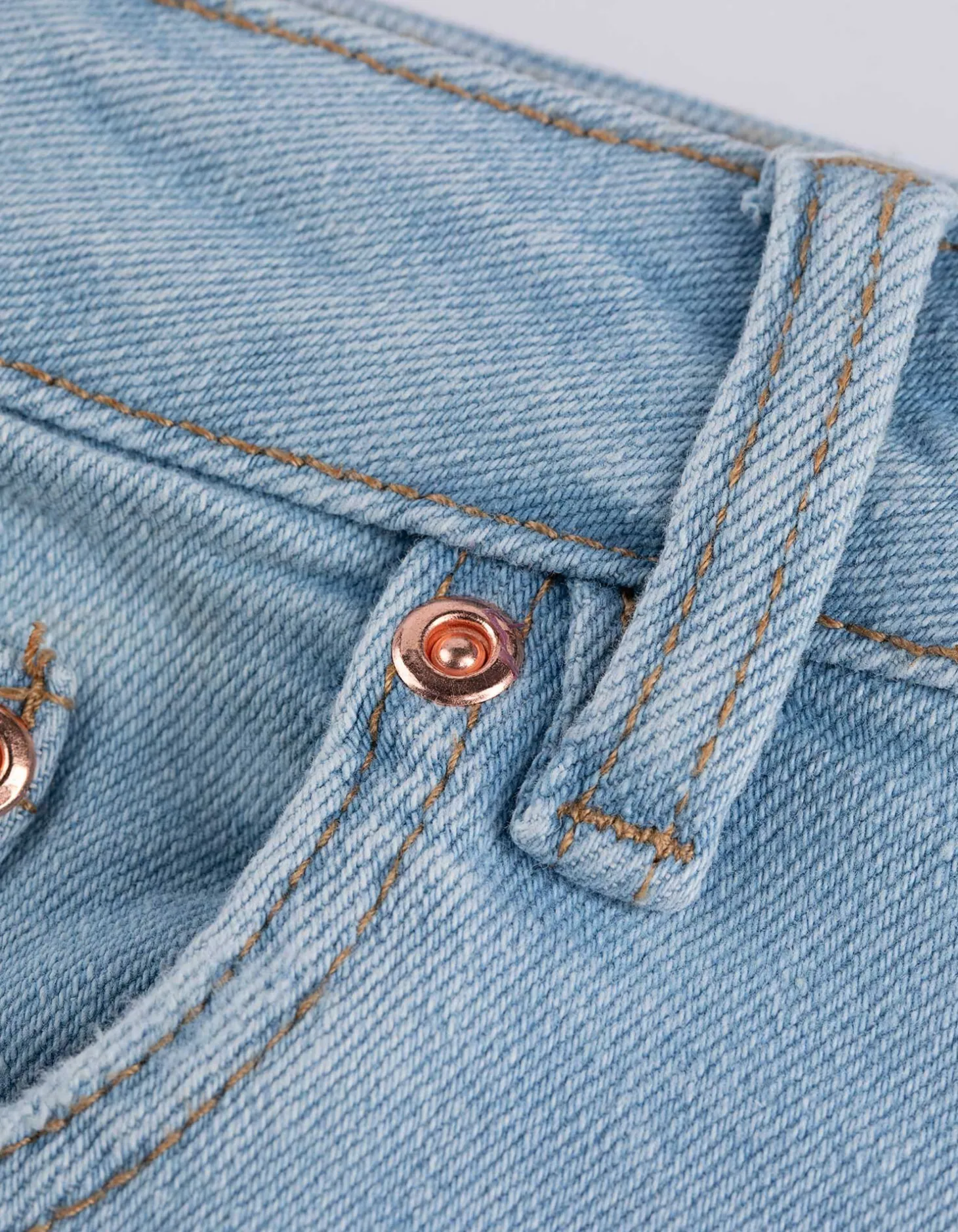 Short - Hoge taille - lichtblauw