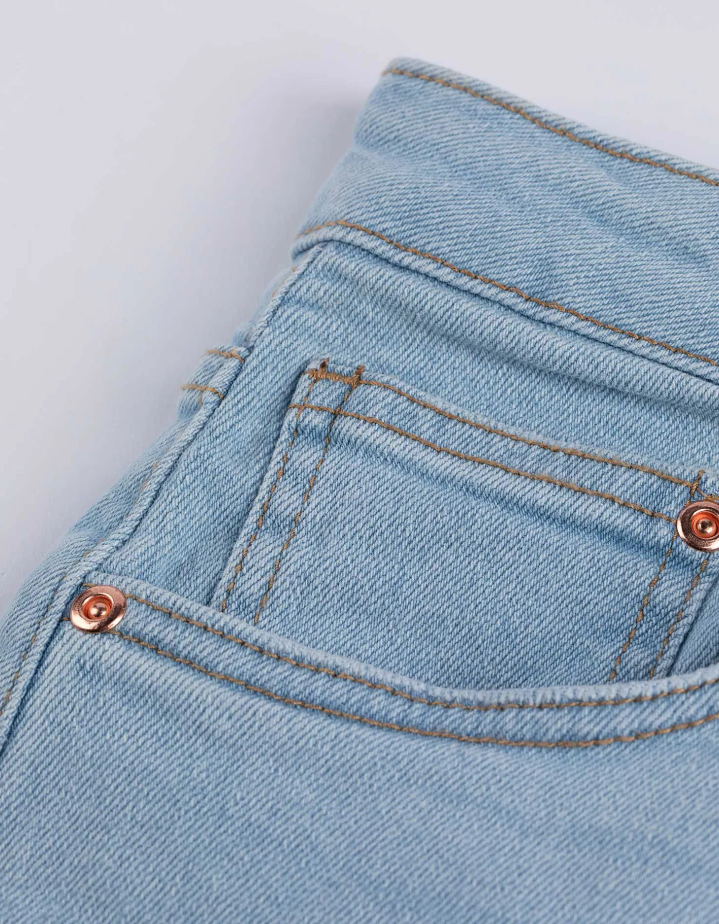 Short - Hoge taille - lichtblauw
