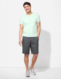Short - Linnenmix - donkerblauw