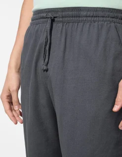 Short - Linnenmix - donkerblauw