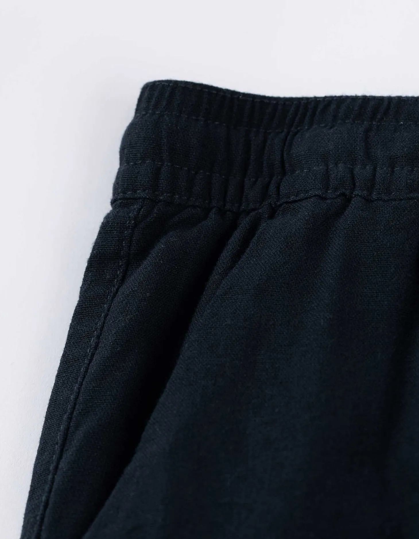 Short - Linnenmix - donkerblauw