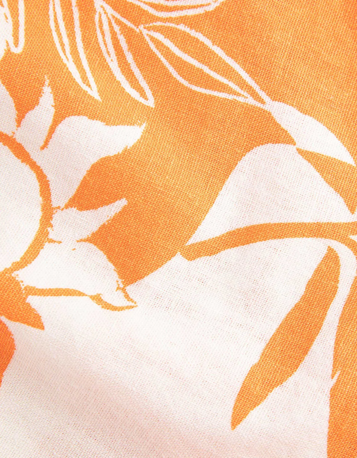 Short - Linnenmix - oranje