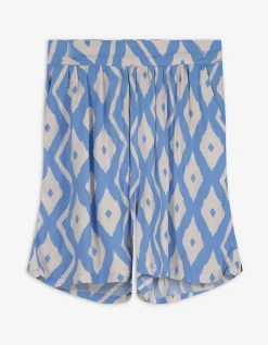 Short - Print all-over - lichtblauw