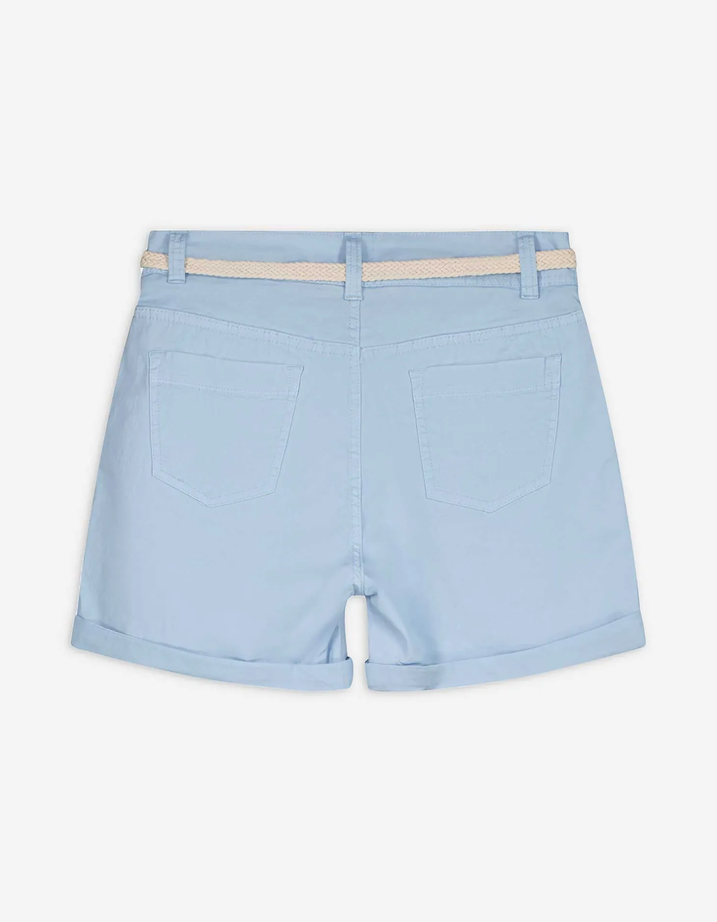 Short - Siernaden - lichtblauw