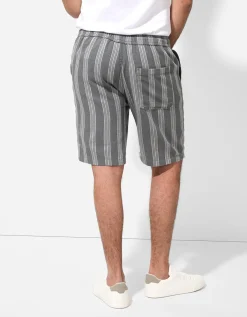 Short - Strepen - groen
