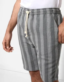 Short - Strepen - groen